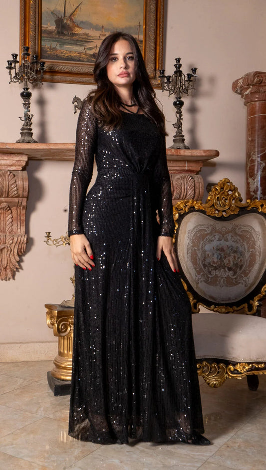 Black Bling Bling Dress