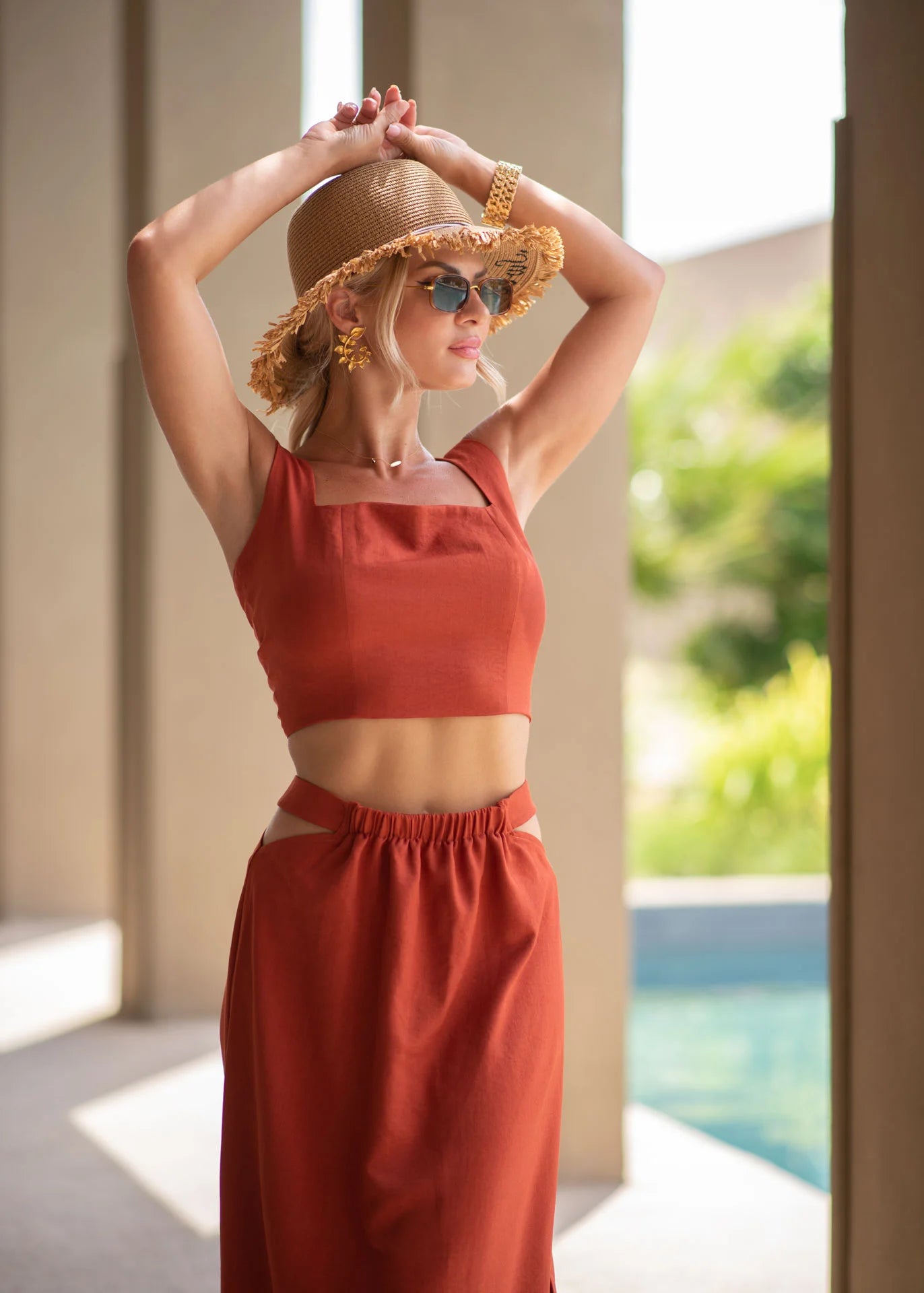 Rusty Linen Set