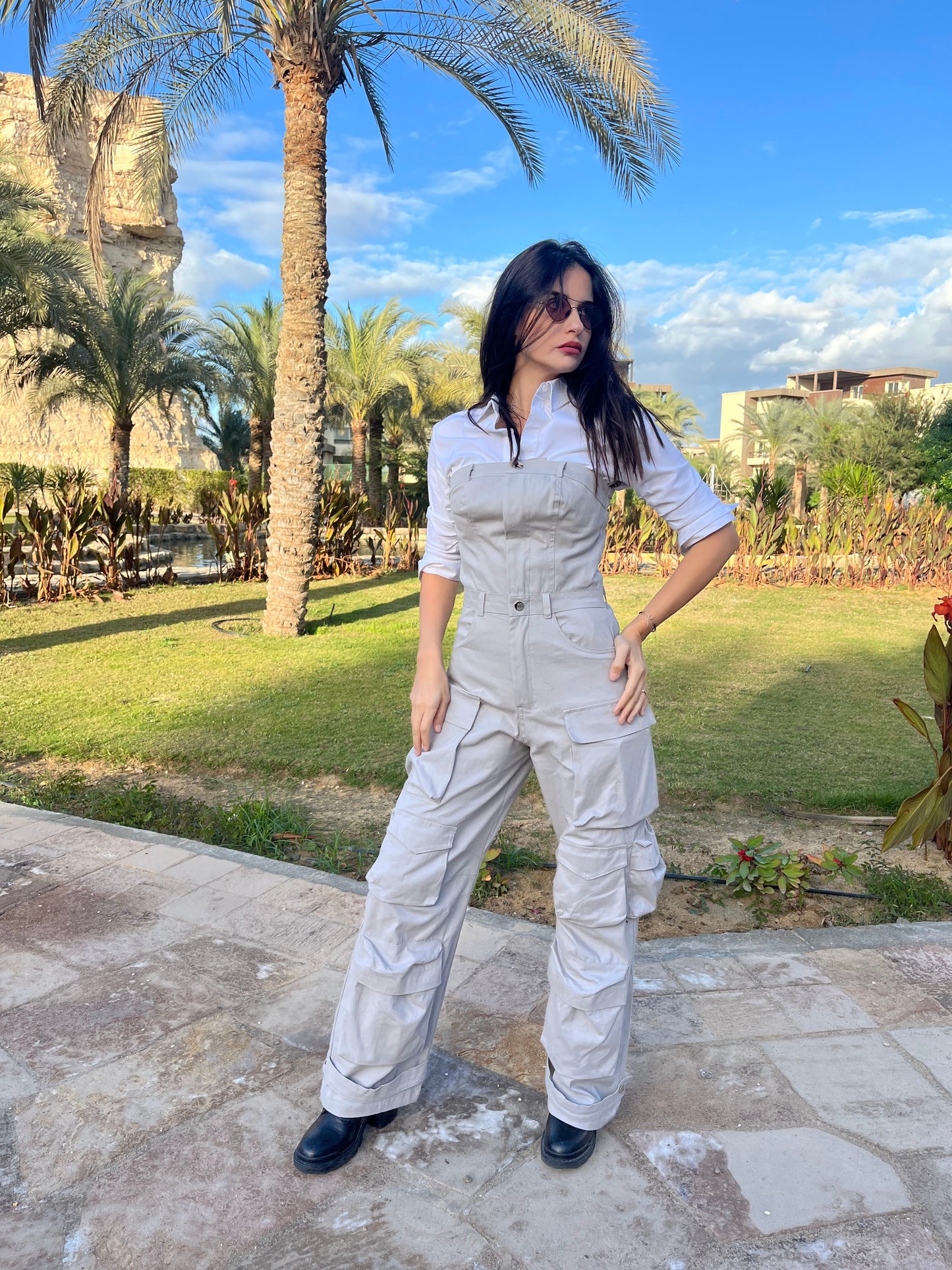 Grey Jumpsuit