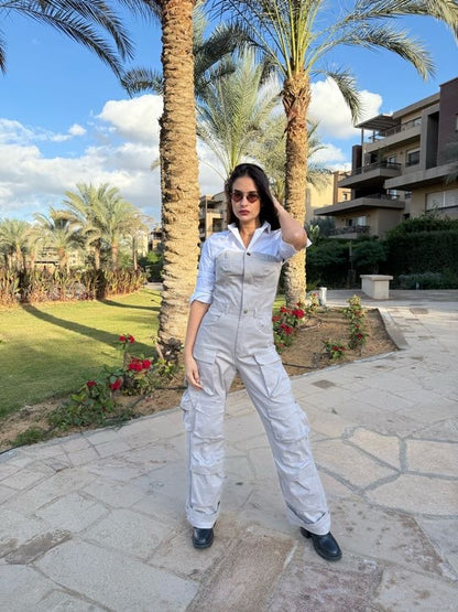 Grey Jumpsuit