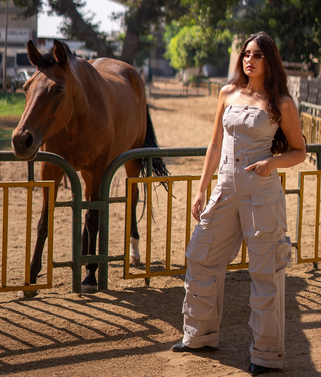 Grey Jumpsuit