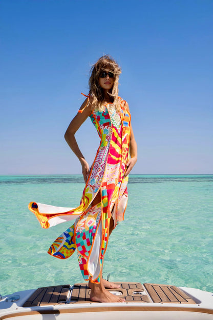 Dreamy Maxi Dress with Colorful Print