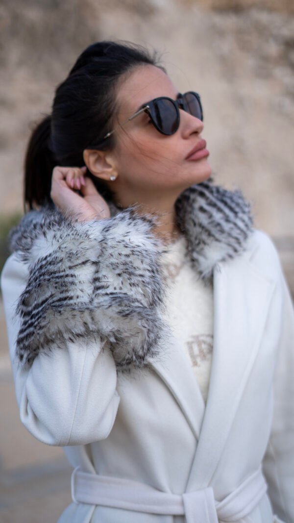 Long fur coat