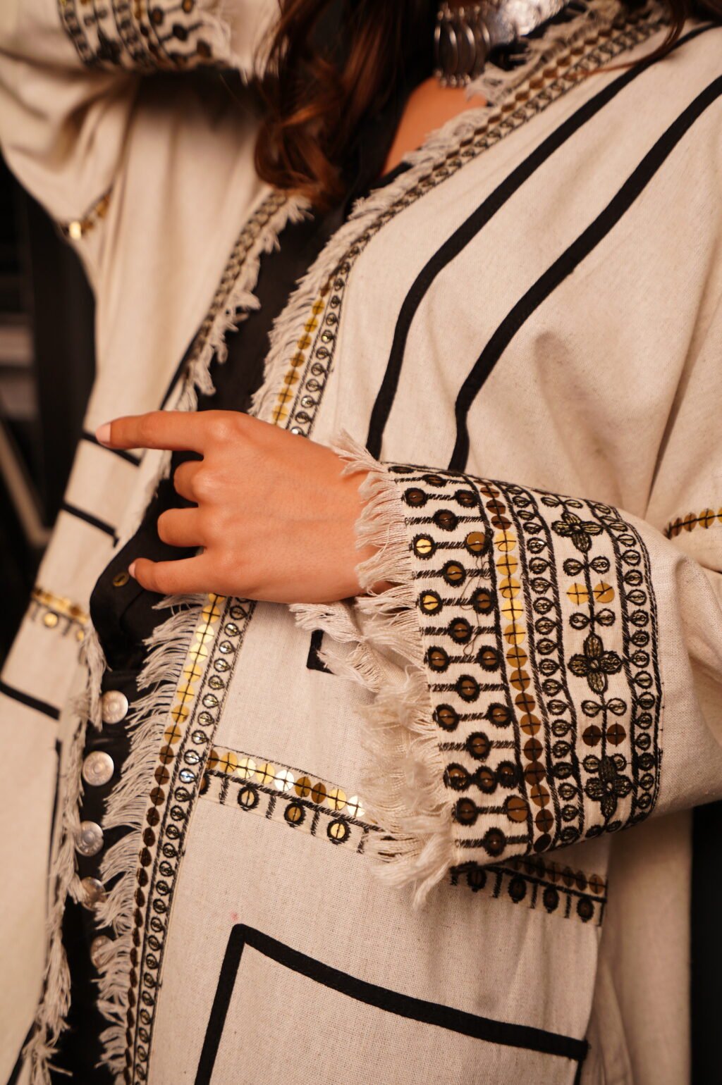 Indian Embroidered kimono - Image 3